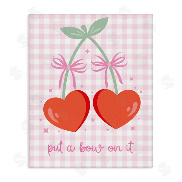 stupell industries Ilis Avilés | Put A Bow On It Cherries Wall Art