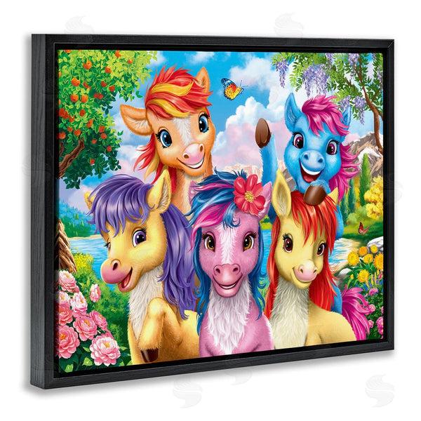 Stupell Industries Image World | Bright Ponies Selfie