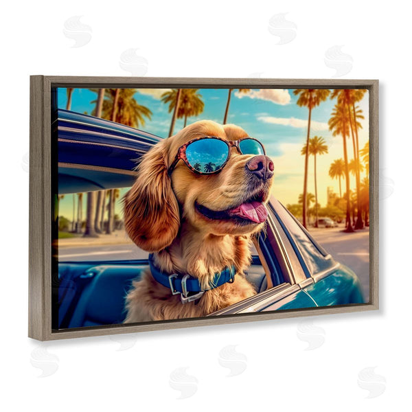 Stupell Industries Image World | Cool Puppy Summer Sunset