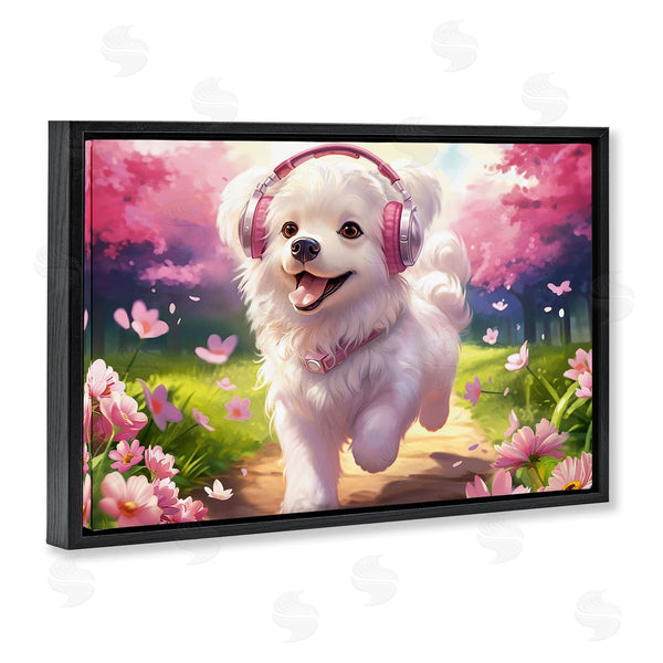 Stupell Industries Image World | Happy Puppy On A Walk