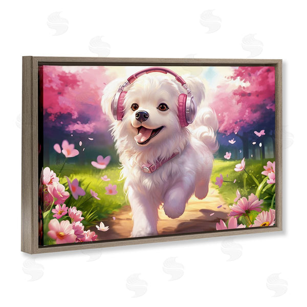 Stupell Industries Image World | Happy Puppy On A Walk