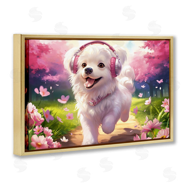 Stupell Industries Image World | Happy Puppy On A Walk