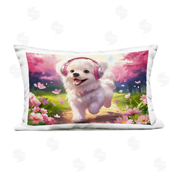Stupell Industries Image World | Happy Puppy On A Walk Printed Throw Pillow