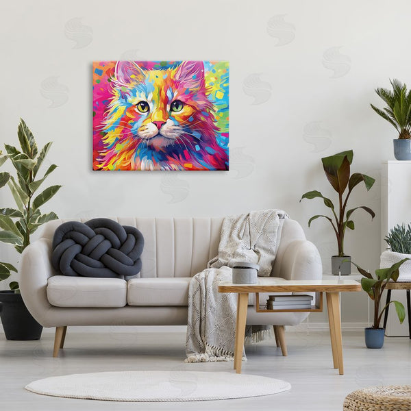 Stupell Industries Image World | Vivid Cat Painting Wall Art