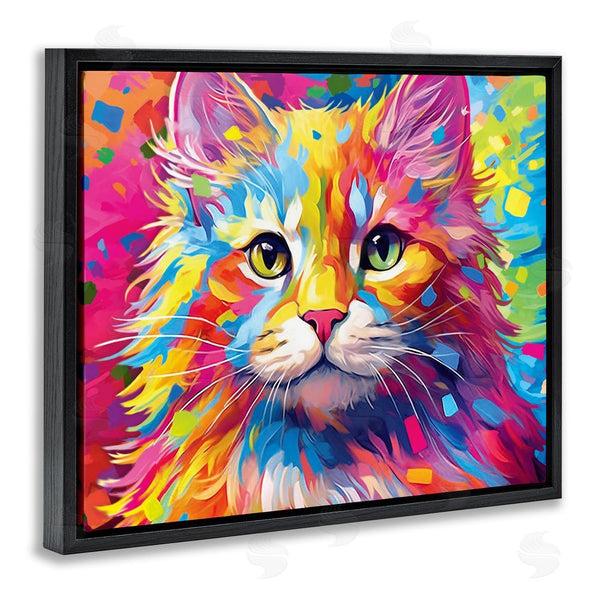 Stupell Industries Image World | Vivid Cat Painting Wall Art