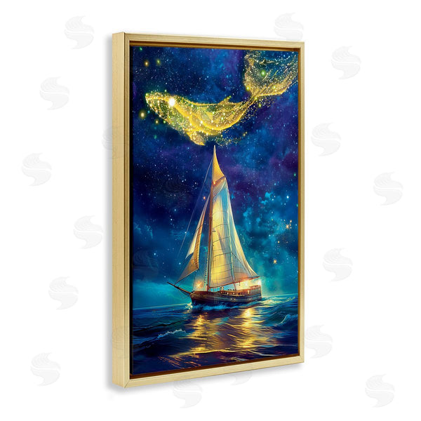 Stupell Industries Image World | Whale Constellation At Sea