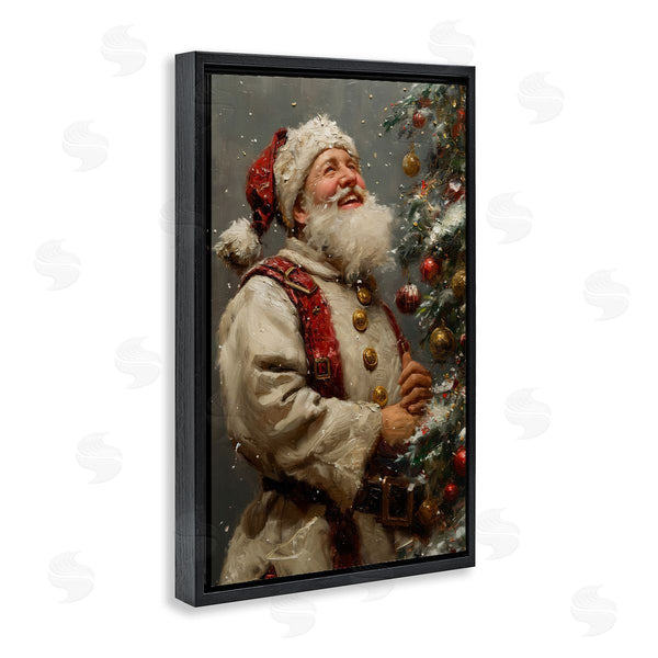 Stupell Industries Imagine It Images | Happy Santa And Tree