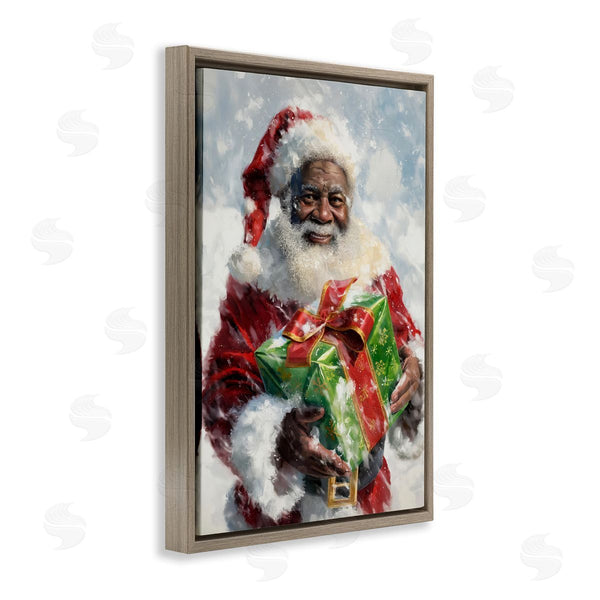 Stupell Industries Imagine It Images | Santa Claus And Gift