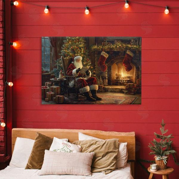 Stupell Industries Imagine It Images | Santa Claus By Fire