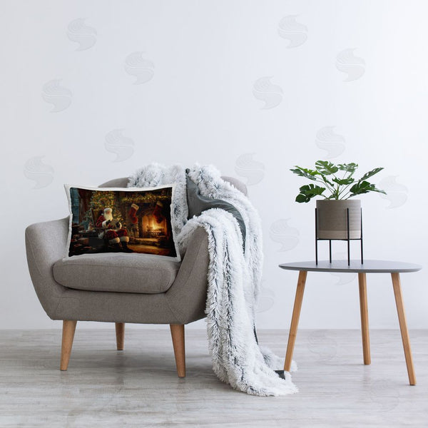 Stupell Industries Imagine It Images | Santa Claus By Fire