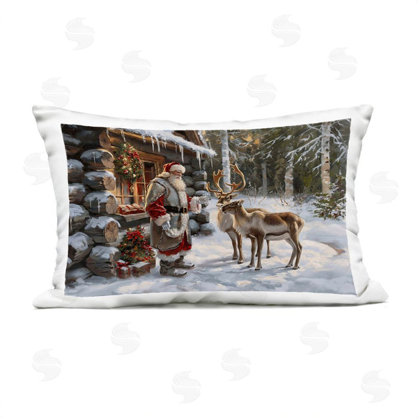 Stupell Industries Imagine It Images | Santa's Cabin With Reindeer