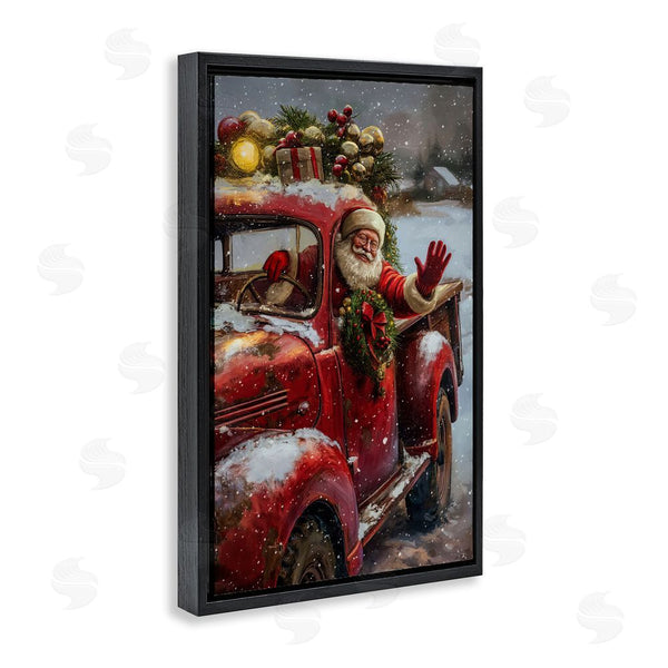 Stupell Industries Imagine It Images | Santa Waving Hello