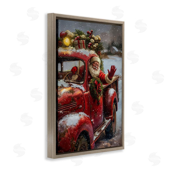 Stupell Industries Imagine It Images | Santa Waving Hello