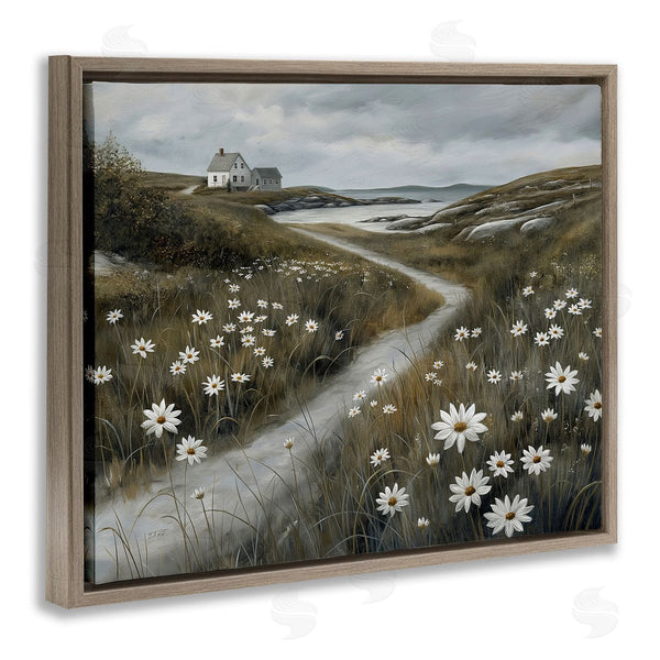 Stupell Industries Imagine It Images | Serene Coastal Cottage Path