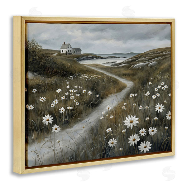 Stupell Industries Imagine It Images | Serene Coastal Cottage Path