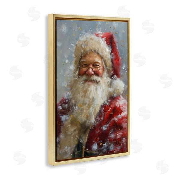 Stupell Industries Imagine It Images | Smiling Santa Portrait