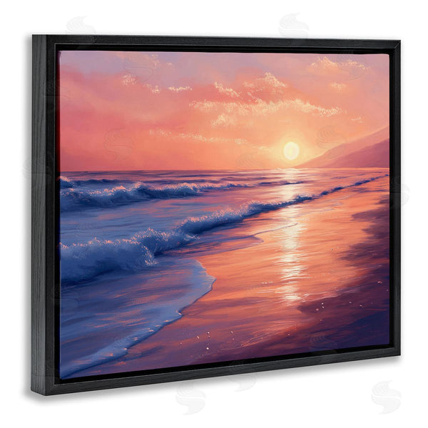 Stupell Industries Imagine It Images | Sunset Over Beach Waves Wall Art