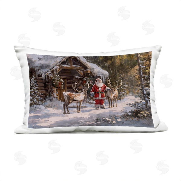 Stupell Industries Imagine It Images | Traditional Santa By Cabin