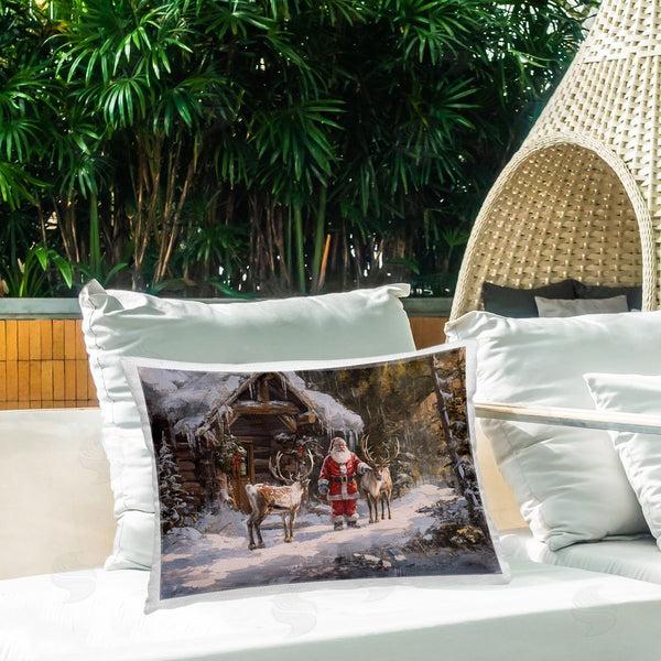 Stupell Industries Imagine It Images | Traditional Santa By Cabin