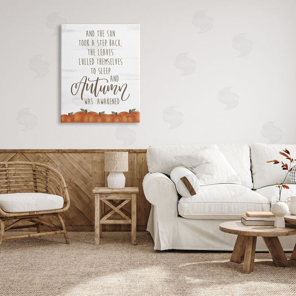 Stupell Industries Imperfect Dust | Autumn Awakened Phrase Wall Art