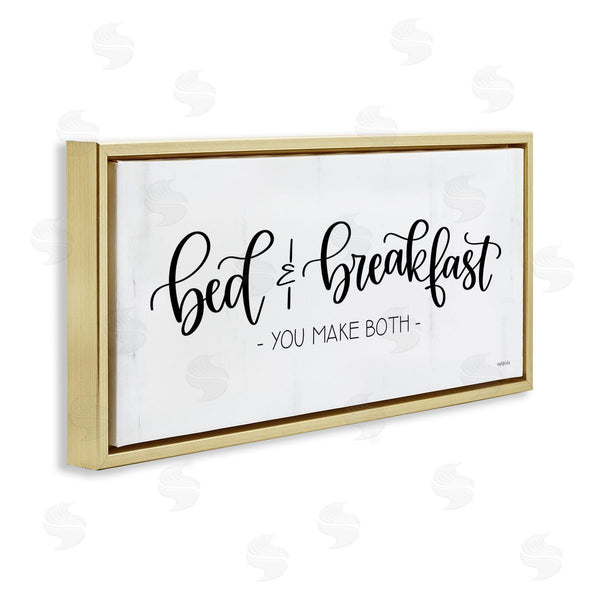 Stupell Industries Imperfect Dust | Bed And Breakfast Make Both Wall Art