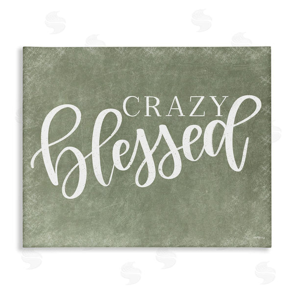 stupell industries Imperfect Dust | Crazy Blessed on Green