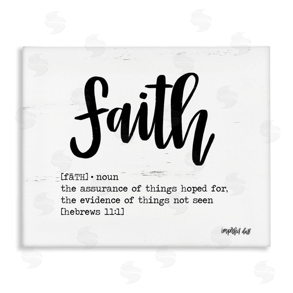 stupell industries Imperfect Dust | Faith Definition Religious Script
