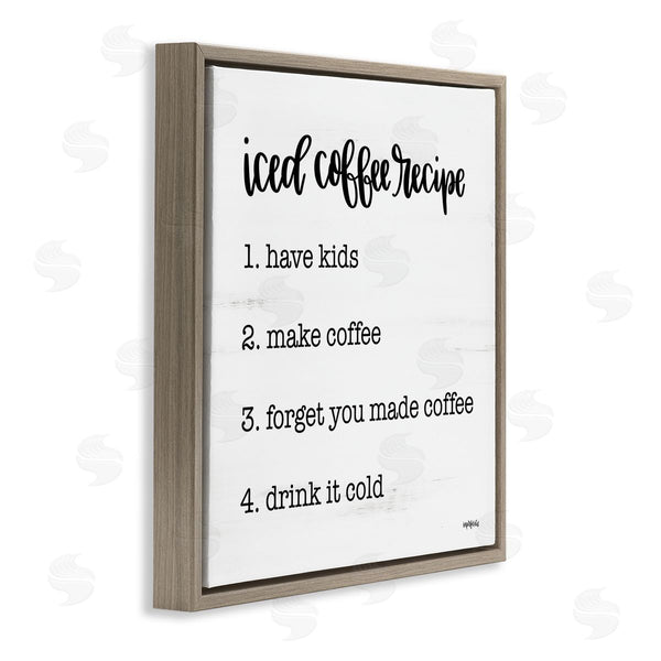 Stupell Industries Imperfect Dust | Funny Iced Coffee Recipe