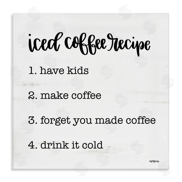 stupell industries Imperfect Dust | Funny Iced Coffee Recipe