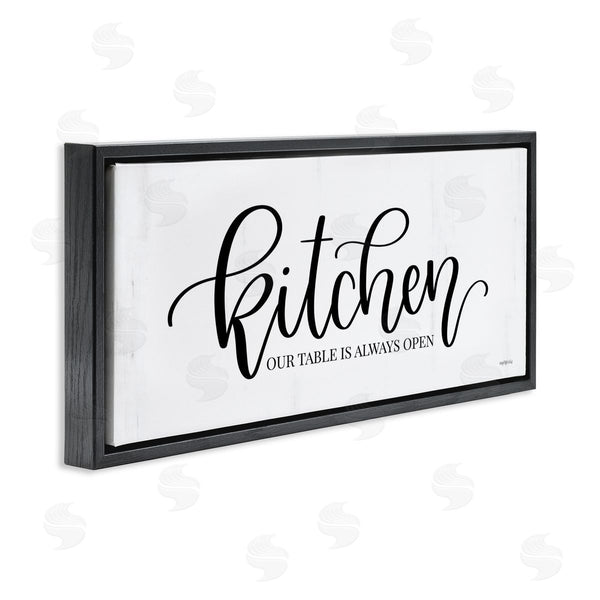 Stupell Industries Imperfect Dust | Kitchen Always Open Wall Art