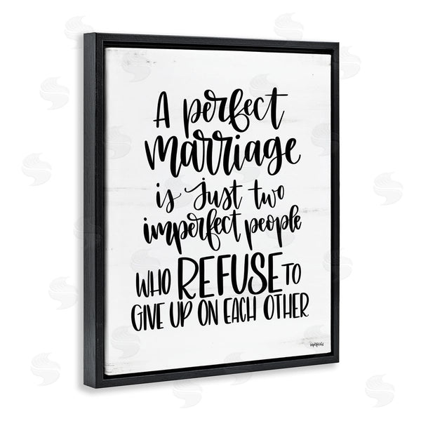 Stupell Industries Imperfect Dust | Perfect Marriage Imperfect People