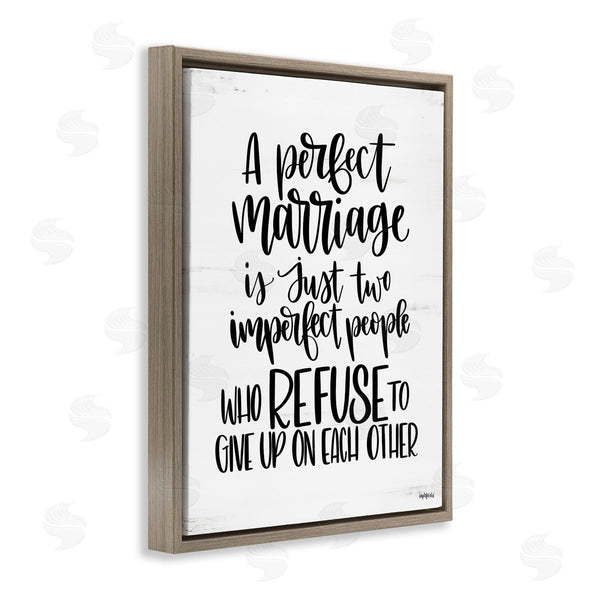 Stupell Industries Imperfect Dust | Perfect Marriage Imperfect People