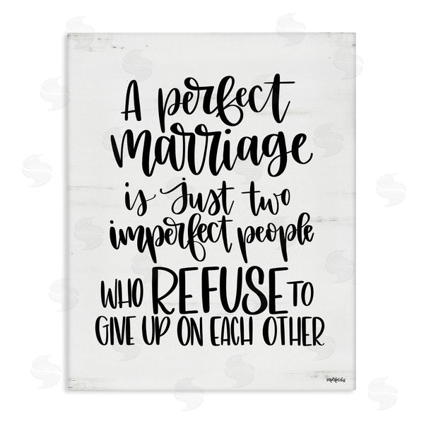 stupell industries Imperfect Dust | Perfect Marriage Imperfect People