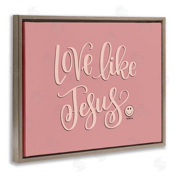 Stupell Industries Imperfect Dust | Pink Love Like Jesus