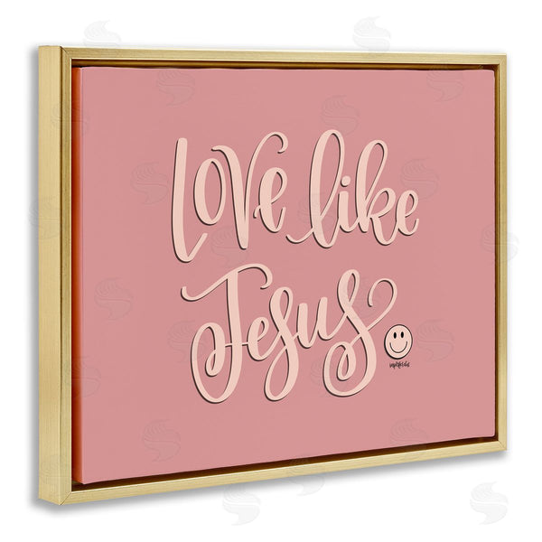 Stupell Industries Imperfect Dust | Pink Love Like Jesus