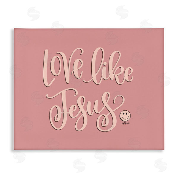 stupell industries Imperfect Dust | Pink Love Like Jesus