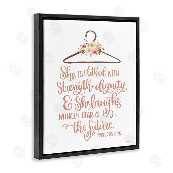 Stupell Industries Imperfect Dust | Proverbs Verse Uplifting Religious Calligraphy Floral Design Wall Art