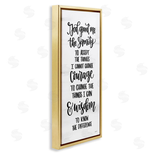 Stupell Industries Imperfect Dust | Religious Serenity Courage & Wisdom Wall Art