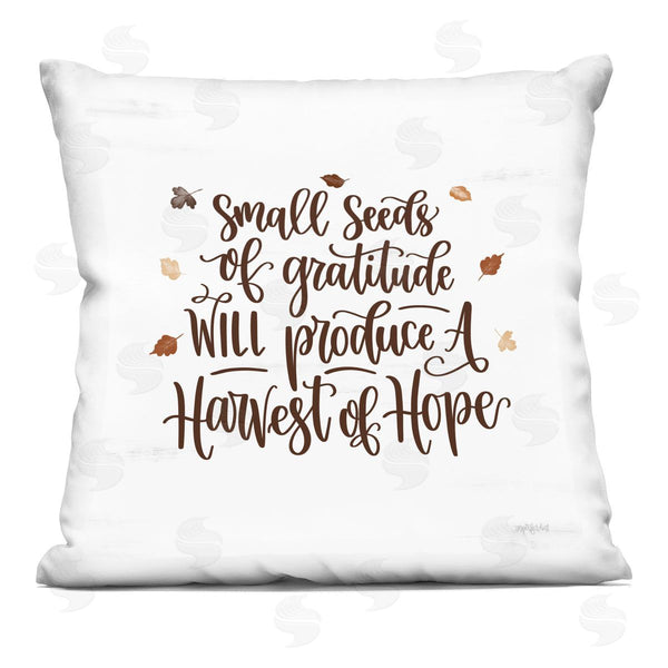 stupell industries Imperfect Dust | Small Seeds Produce Hope Nature Phrase Printed Throw Pillow