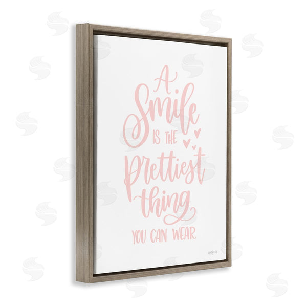 Stupell Industries Imperfect Dust | Smile Is Prettiest Thing