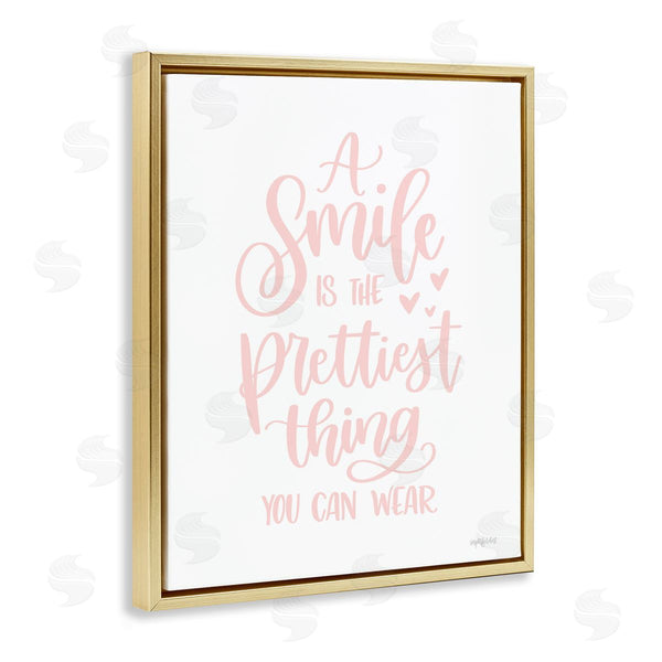 Stupell Industries Imperfect Dust | Smile Is Prettiest Thing