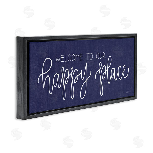 Stupell Industries Imperfect Dust | Welcome Happy Place Wall Art