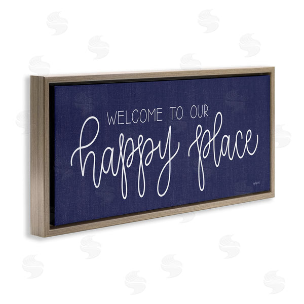 Stupell Industries Imperfect Dust | Welcome Happy Place Wall Art