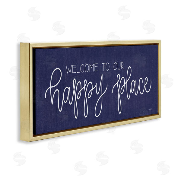 Stupell Industries Imperfect Dust | Welcome Happy Place Wall Art
