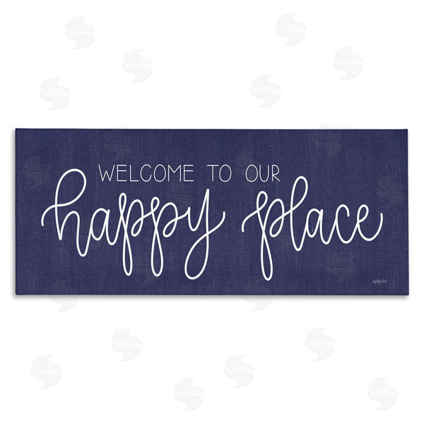 stupell industries Imperfect Dust | Welcome Happy Place Wall Art