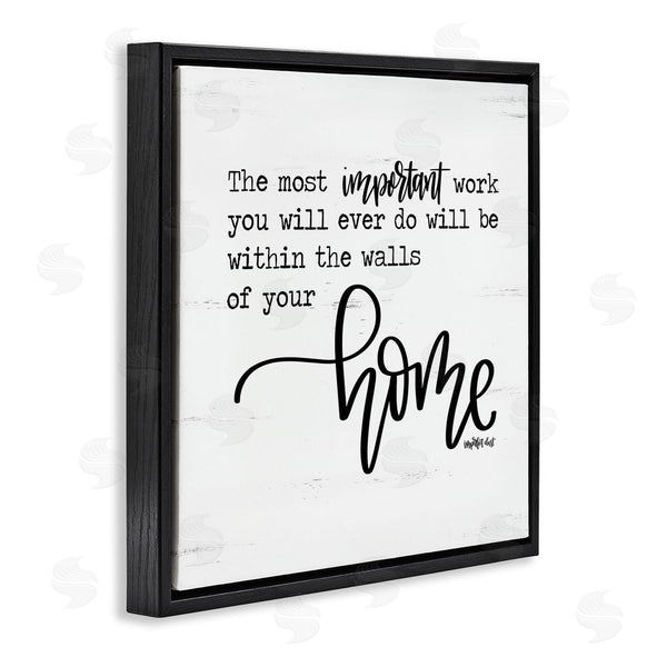 Stupell Industries Imperfect Dust | Within Walls Of Your Home Wall Art