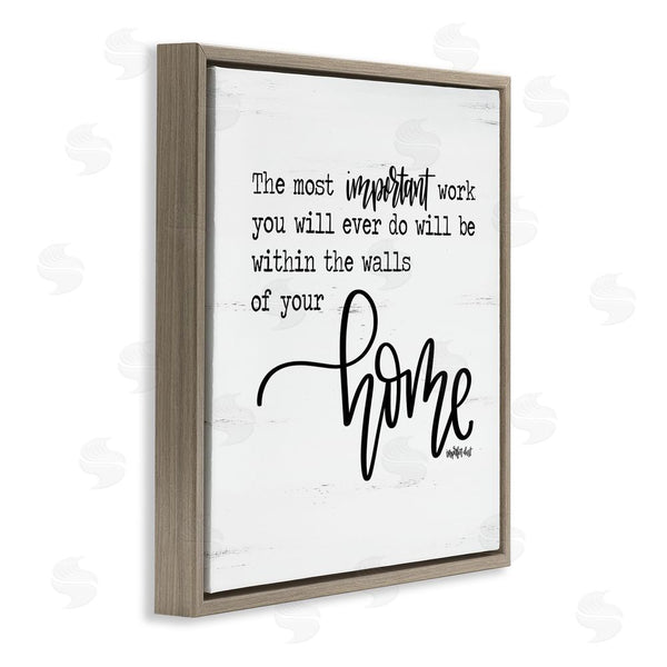 Stupell Industries Imperfect Dust | Within Walls Of Your Home Wall Art