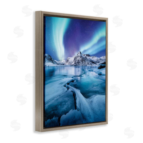 Stupell Industries Incado | Aurora Glaciers Photography