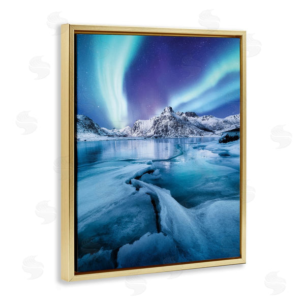 Stupell Industries Incado | Aurora Glaciers Photography