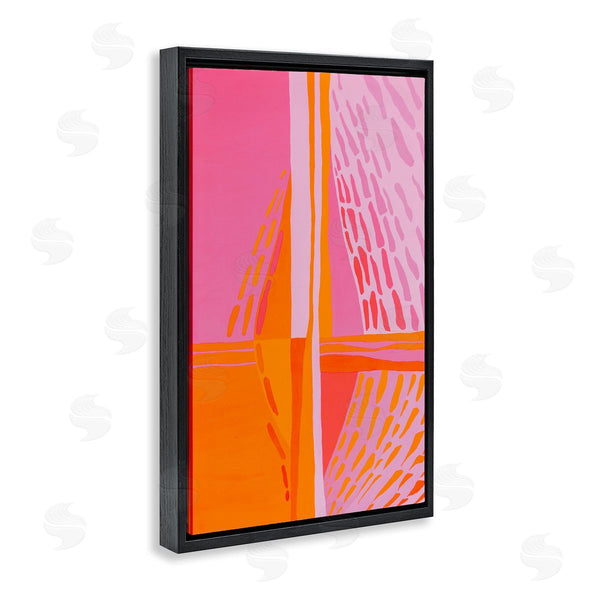 Stupell Industries Incado | Centric Orange & Pink Wall Art
